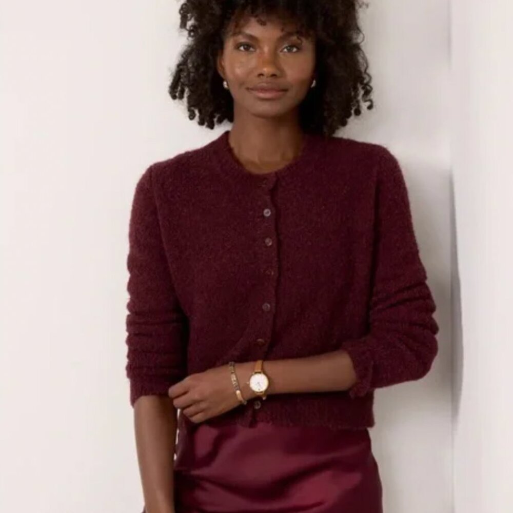 Z Supply Brooke Cardigan, size XS, berrywine